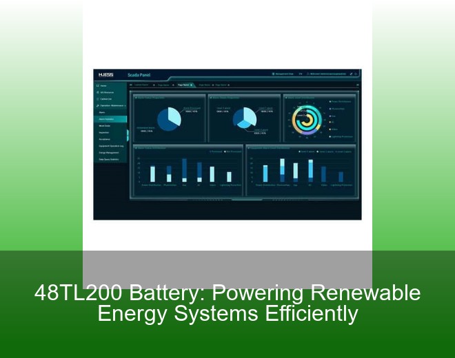 48TL200 Battery: Powering Renewable Energy Systems Efficiently